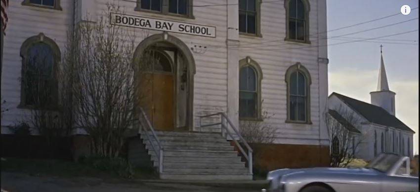 School house where the Birds was shot in Bodega Bay