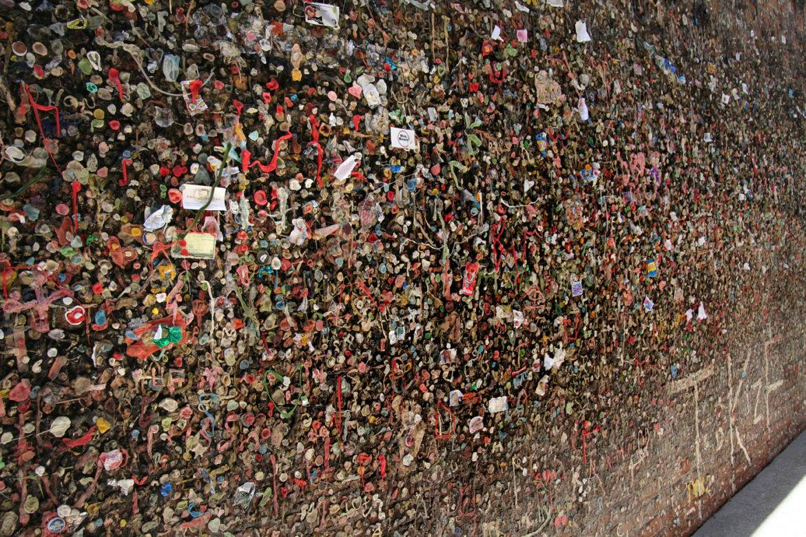 bubblegum wall in SLO