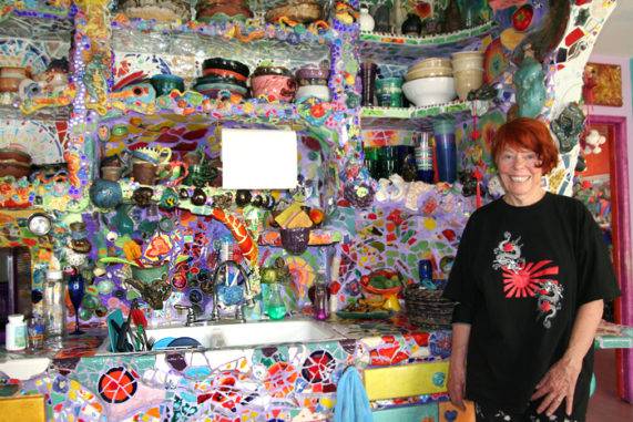 Visit the Eccentric Mosaic Tile House in Venice Beach