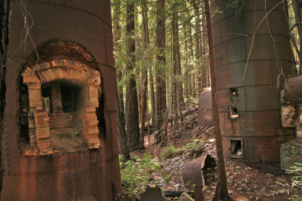 The limekilns in Big Sur were used to produce limestone in the early 1900's. Today you can hike to these monumental structures in the deep woods.