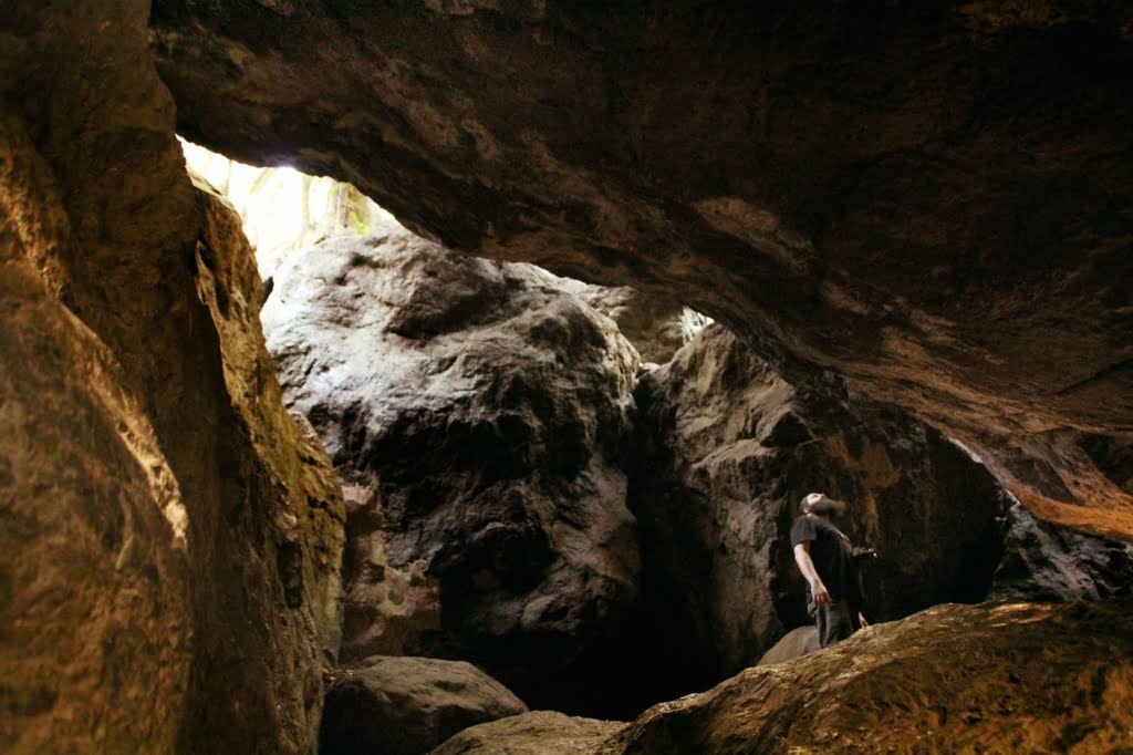 Hike to a beautiful waterfall & cave in Big Sur: Salmon Creek Falls