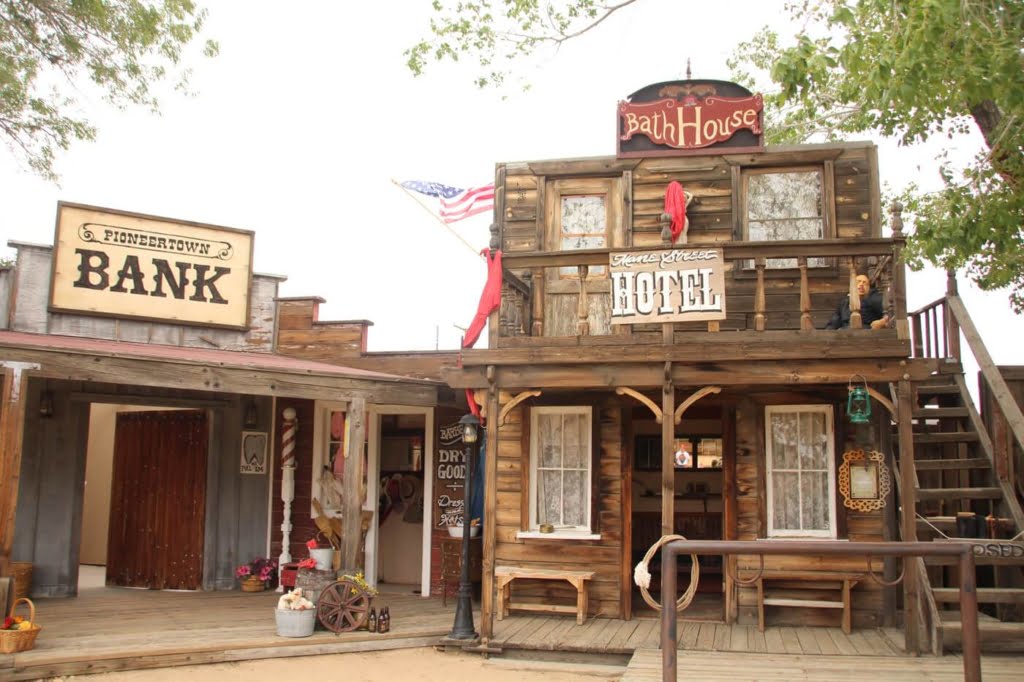 Built in the 1940's, Pioneertown was originally created with the purpose of being a live-in Old West motion-picture set.