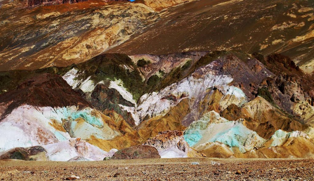 Artist's Drive & Palette in Death Valley