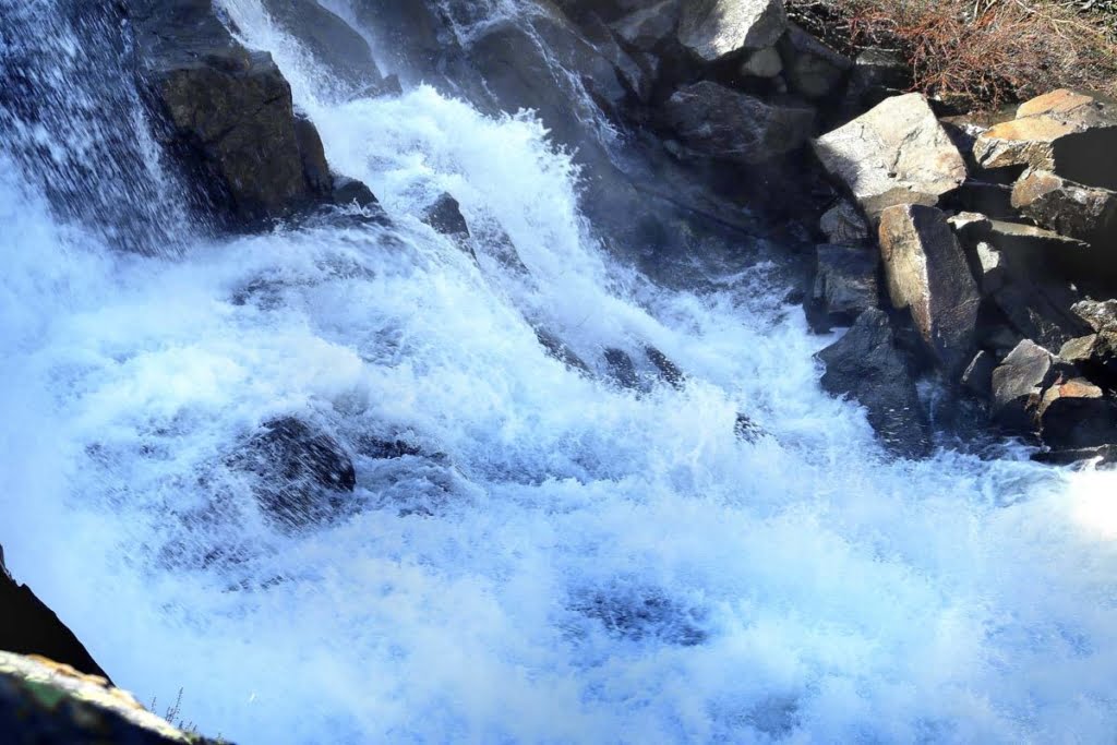 Take a quick hike to one of Lake Tahoe's massive waterfalls, Lower Eagle Falls