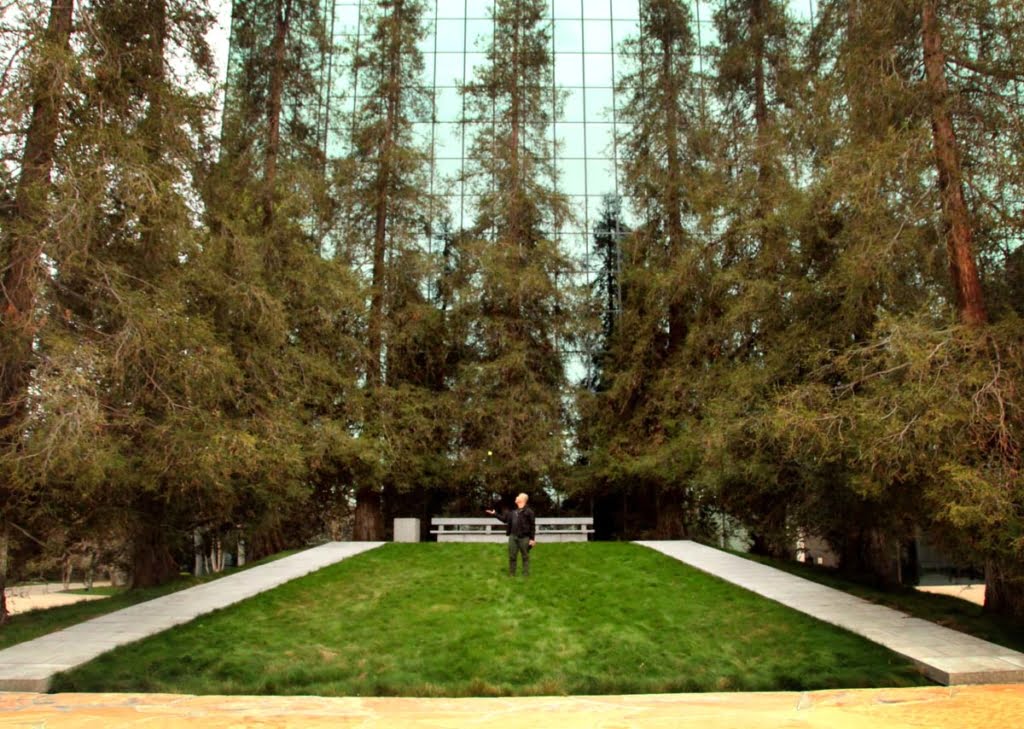 Noguchi Garden at South Coast Plaza in Orange County is a