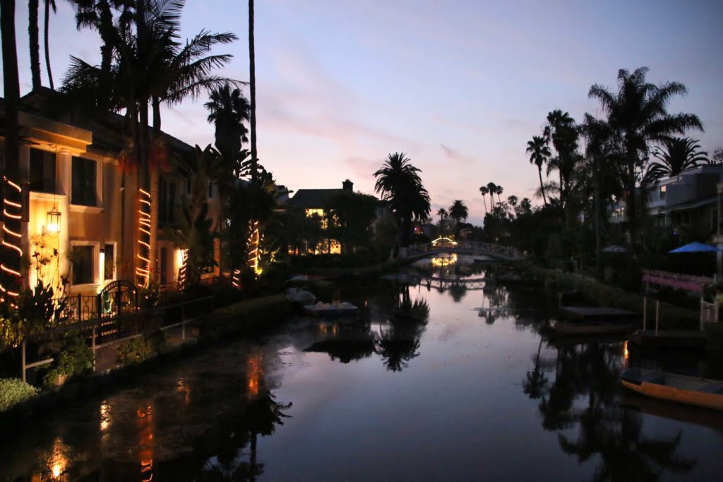 Get a glimpse of Venice, Italy through the historical canals in Venice Beach!