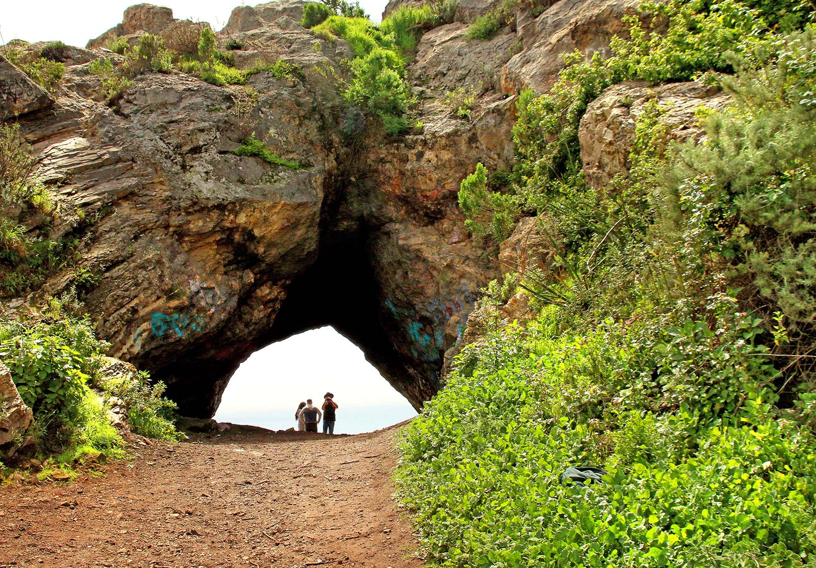 Pirate's Cove cave landing hidden california