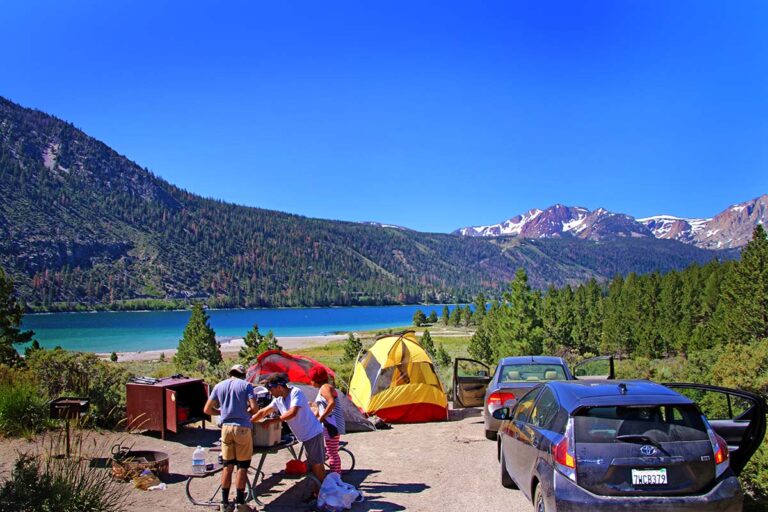June Lake Campground Hidden California