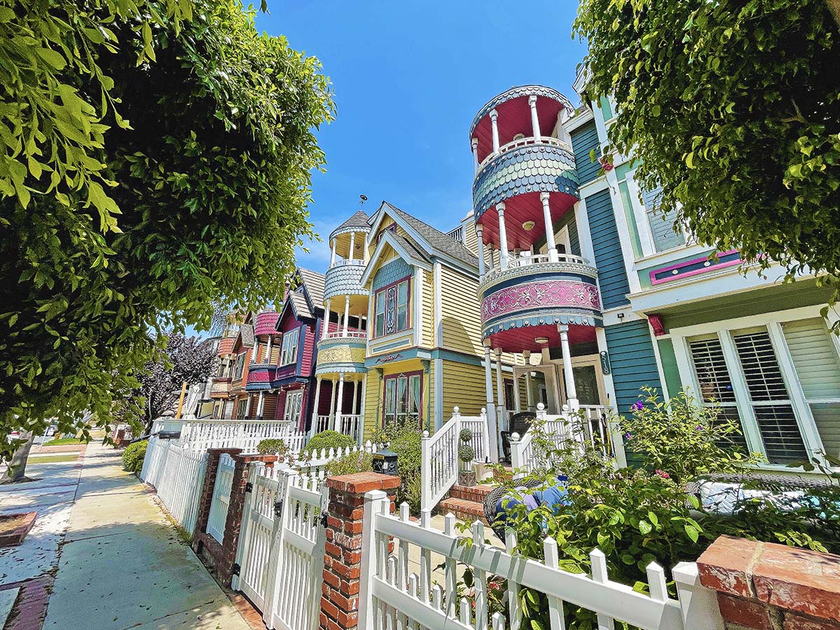 Huntington Beach Painted Ladies